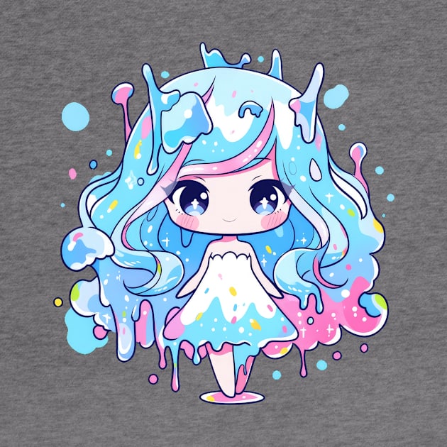 Chibi style Slime Queen Creature by SundayDonuts